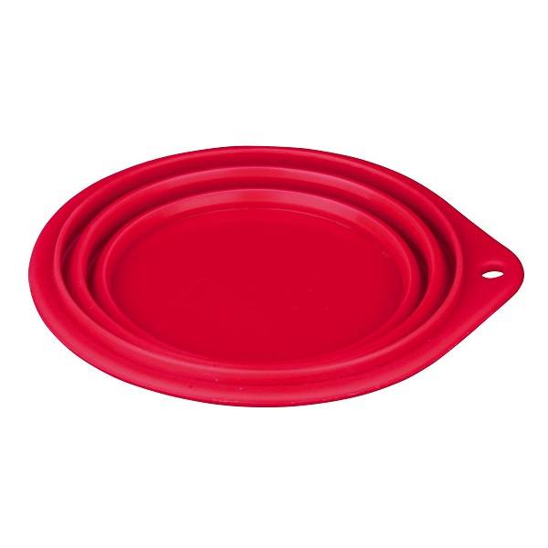 Siliconen voer en waterbak voor onderweg - Afbeelding 3