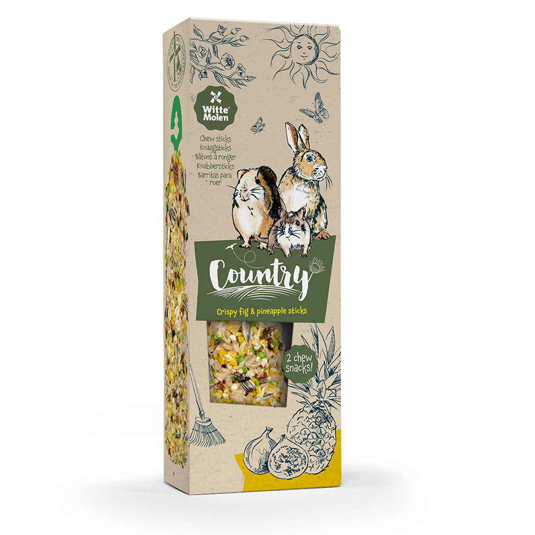 Country Knaagsticks Vijg & Ananas