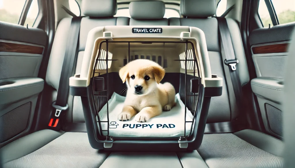 Hoe gebruik je puppy pads tijdens het reizen?