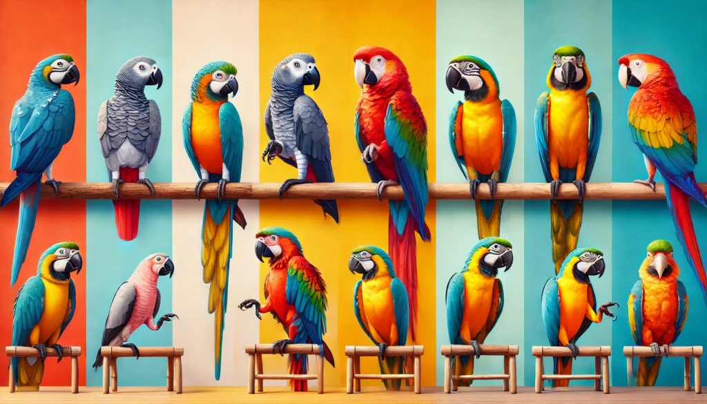 Welke papegaai past bij jou? De verschillen tussen populaire soorten