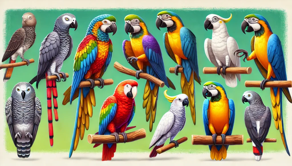 Wat is de levensverwachting van verschillende papegaaienrassen?