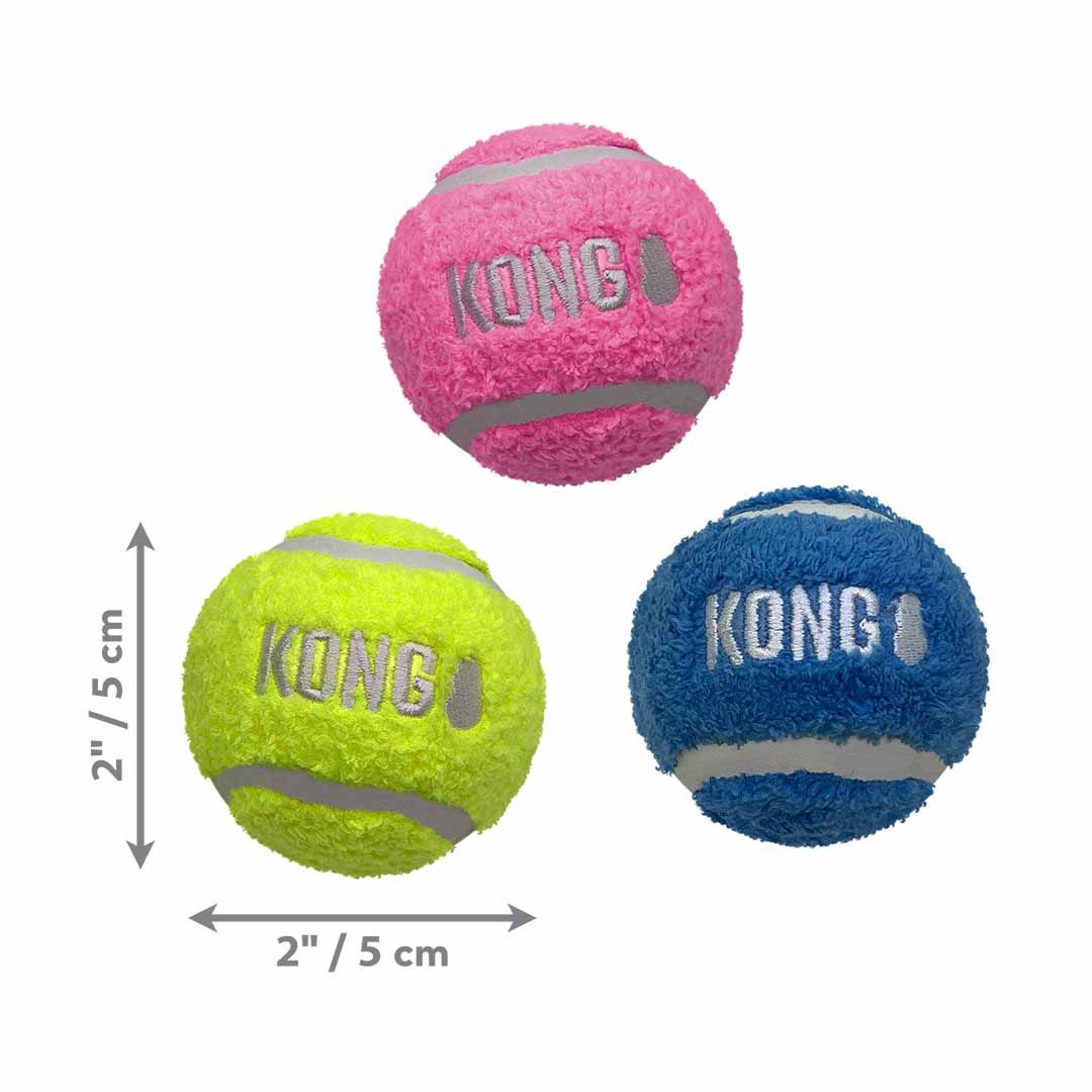KONG Sport Softies Ball M-6x6x6cm gemengde kleuren - Afbeelding 3