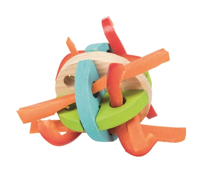 Trixie Speel En Snackbal Hout 8 cm - Afbeelding 3