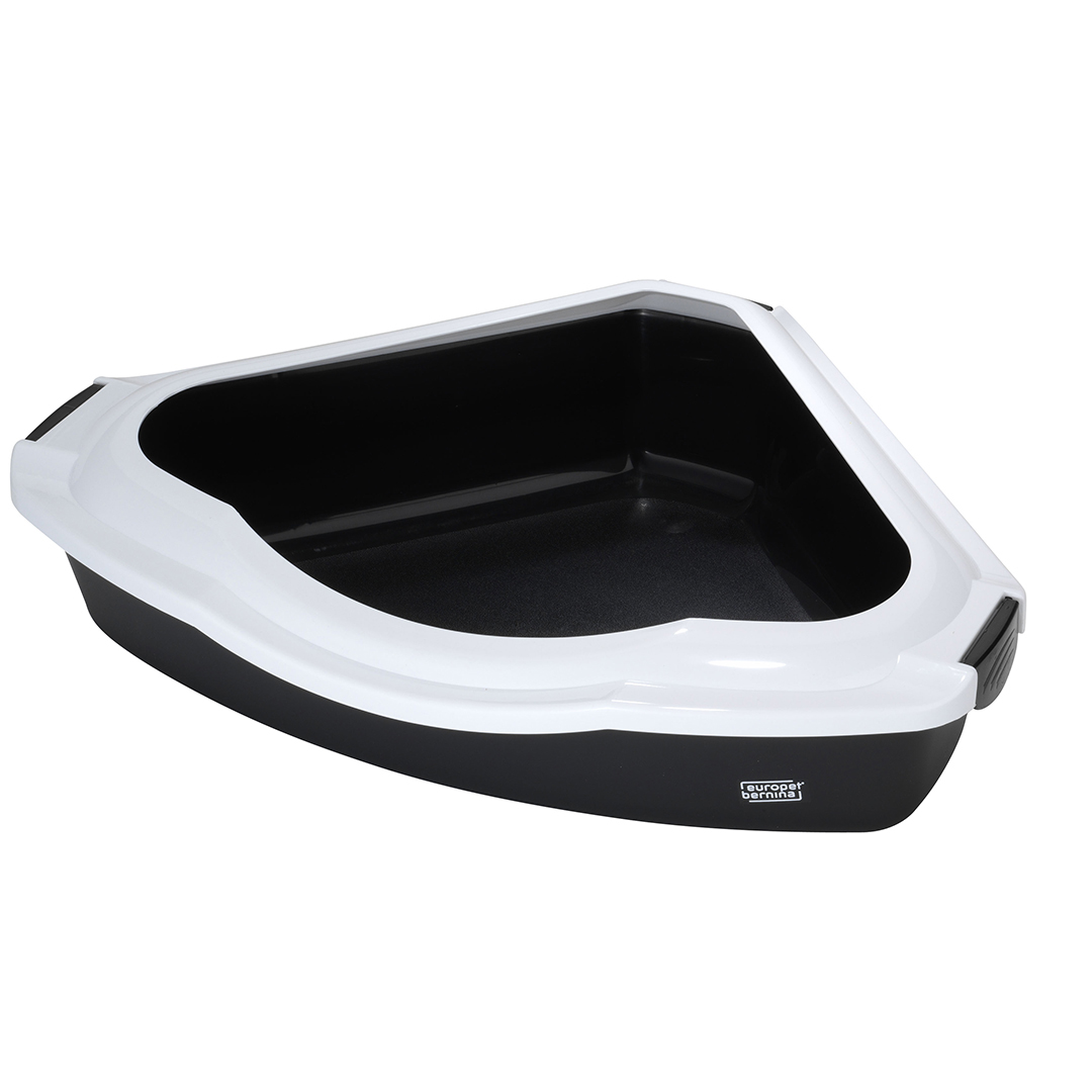Kattentoilet Spectra M - 38x56x14cm wit/zwart
