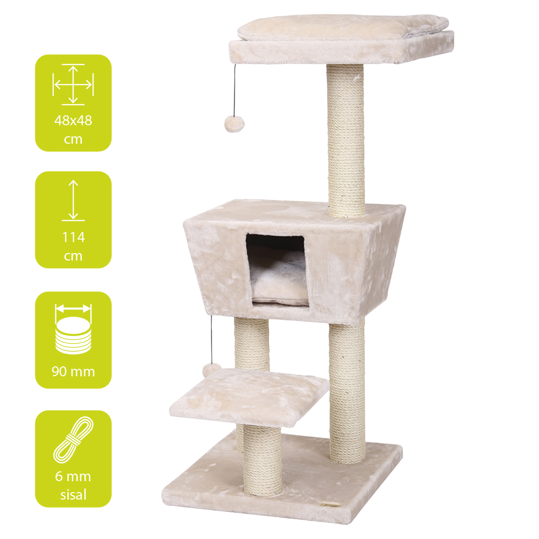 Krabpaal Trend New Jersey 48x48x114cm crème - Afbeelding 2