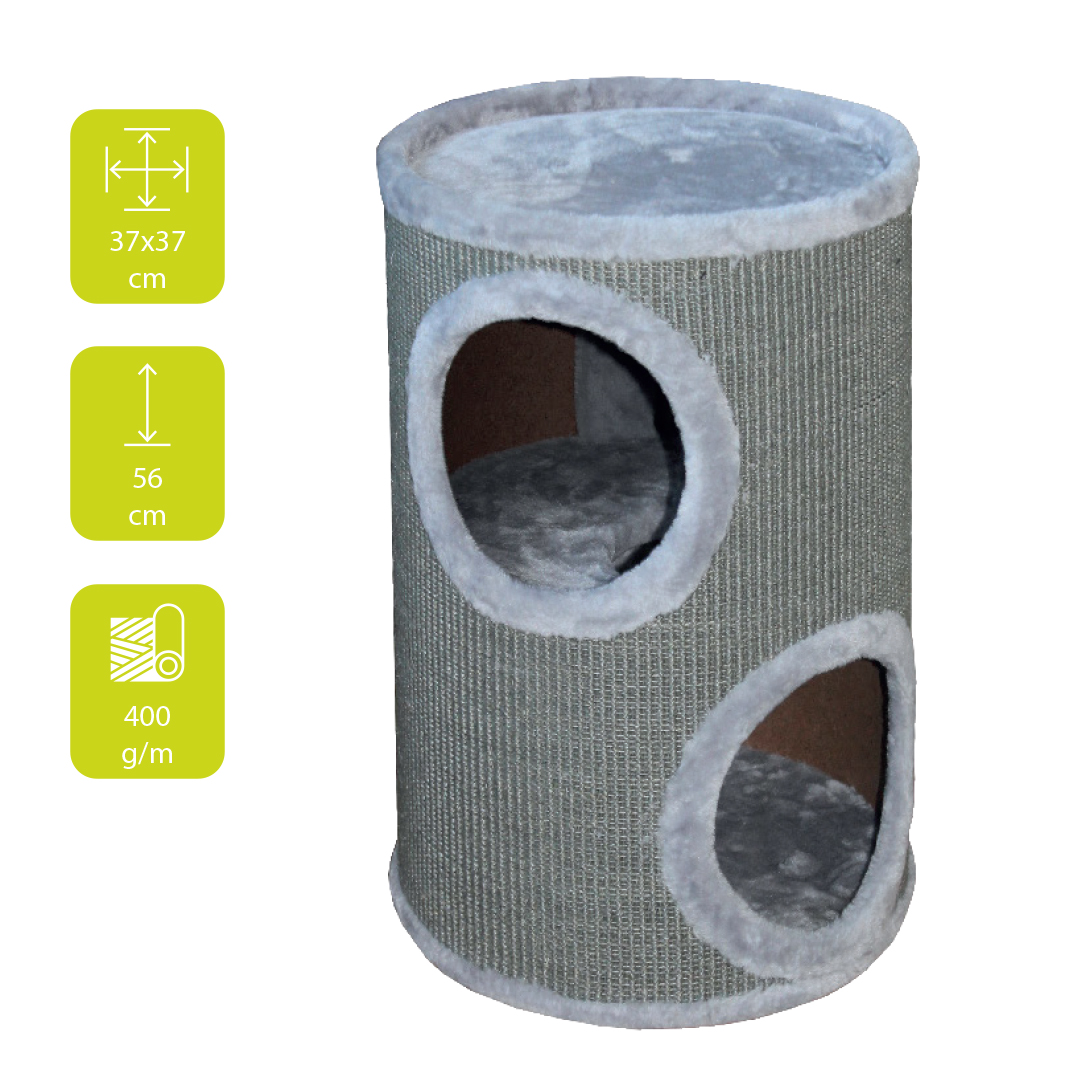 Krabpaal Trend Catdome Everlasttower 37x37x56cm grijs - Afbeelding 2
