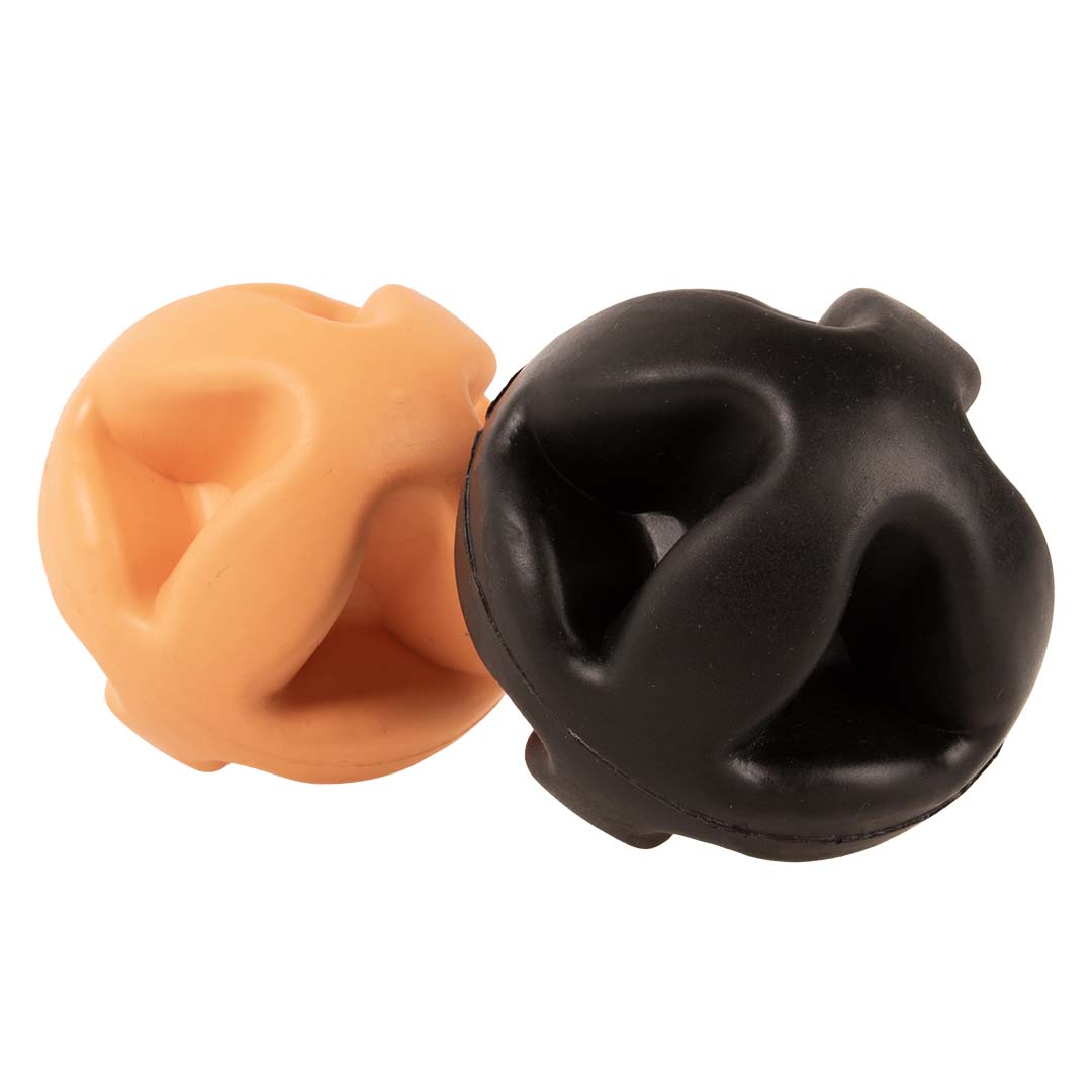 Speelbal Bark ball 7.3cm zwart - Afbeelding 2