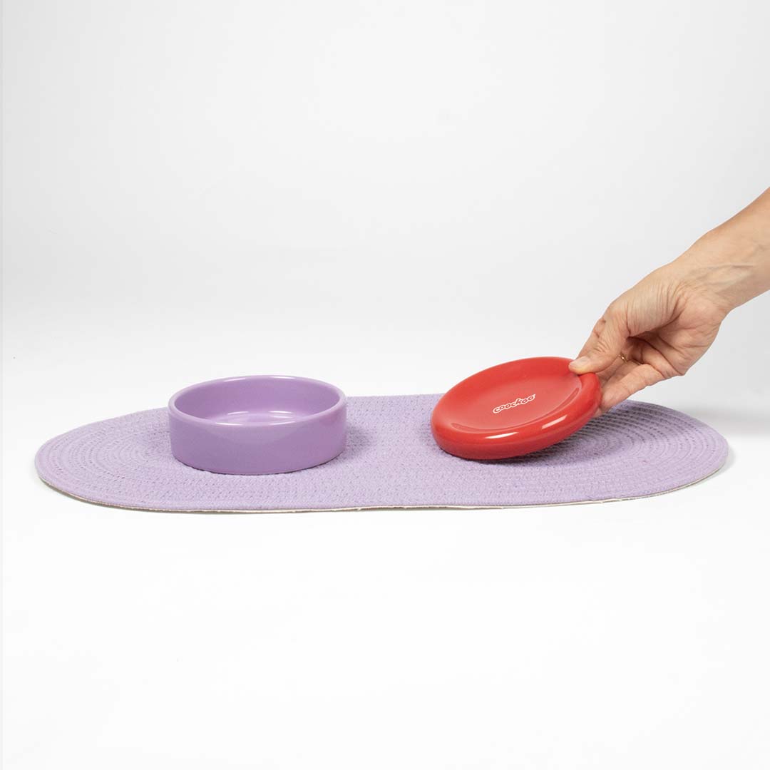 Placemat CRUMB CATCHER 53x25cm lilac - Afbeelding 2