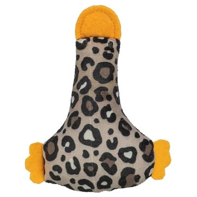 Trixie Eend Pluche Panterprint Met Kattenkruid / Catnip Assorti 12 cm - Afbeelding 3