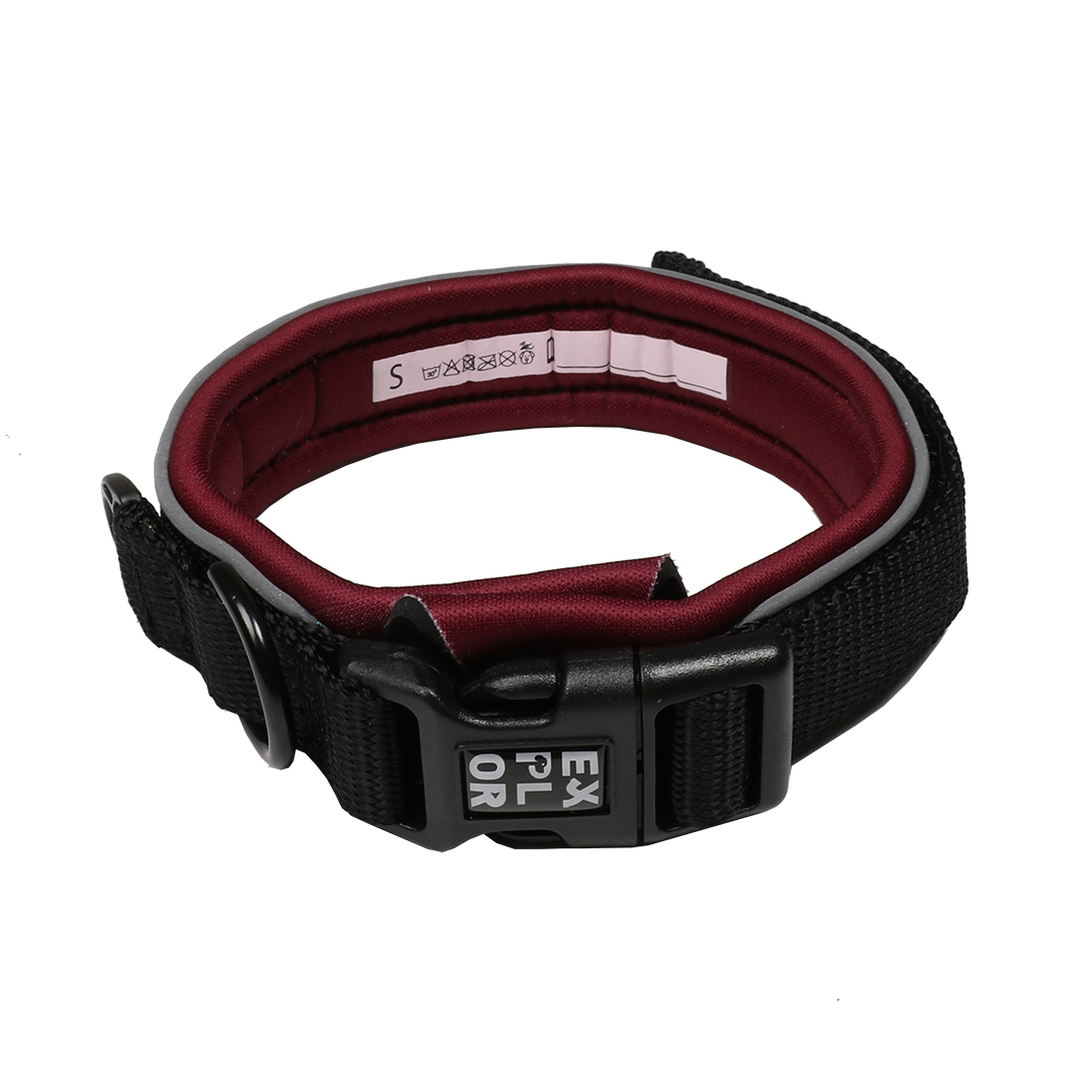 Ultimate Fit Comfy halsband Fashion L - 45-51cm plum purple