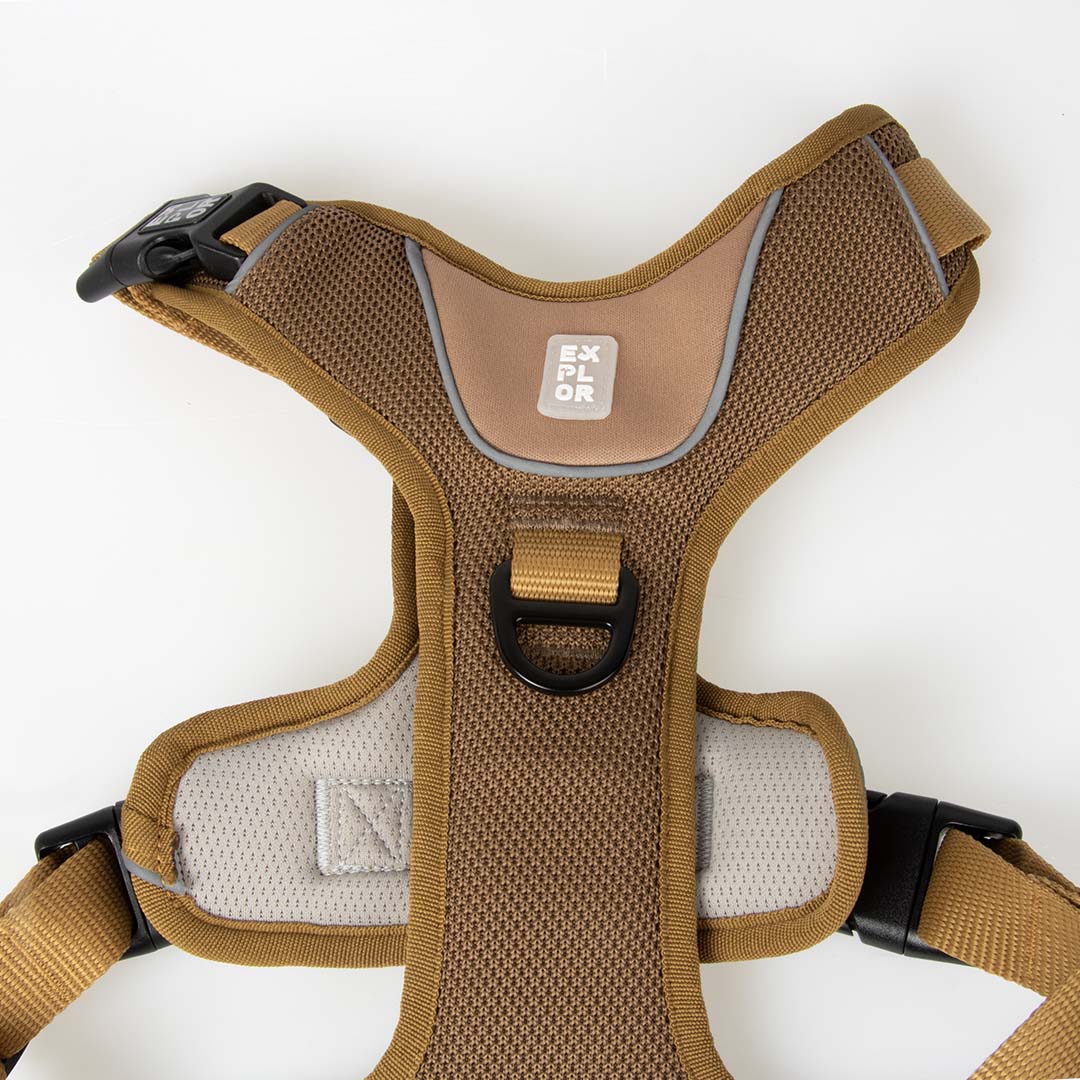 Ultimate Fit No-Pull harnas Classic XS-28-37cm-32-43cm honey gold - Afbeelding 6