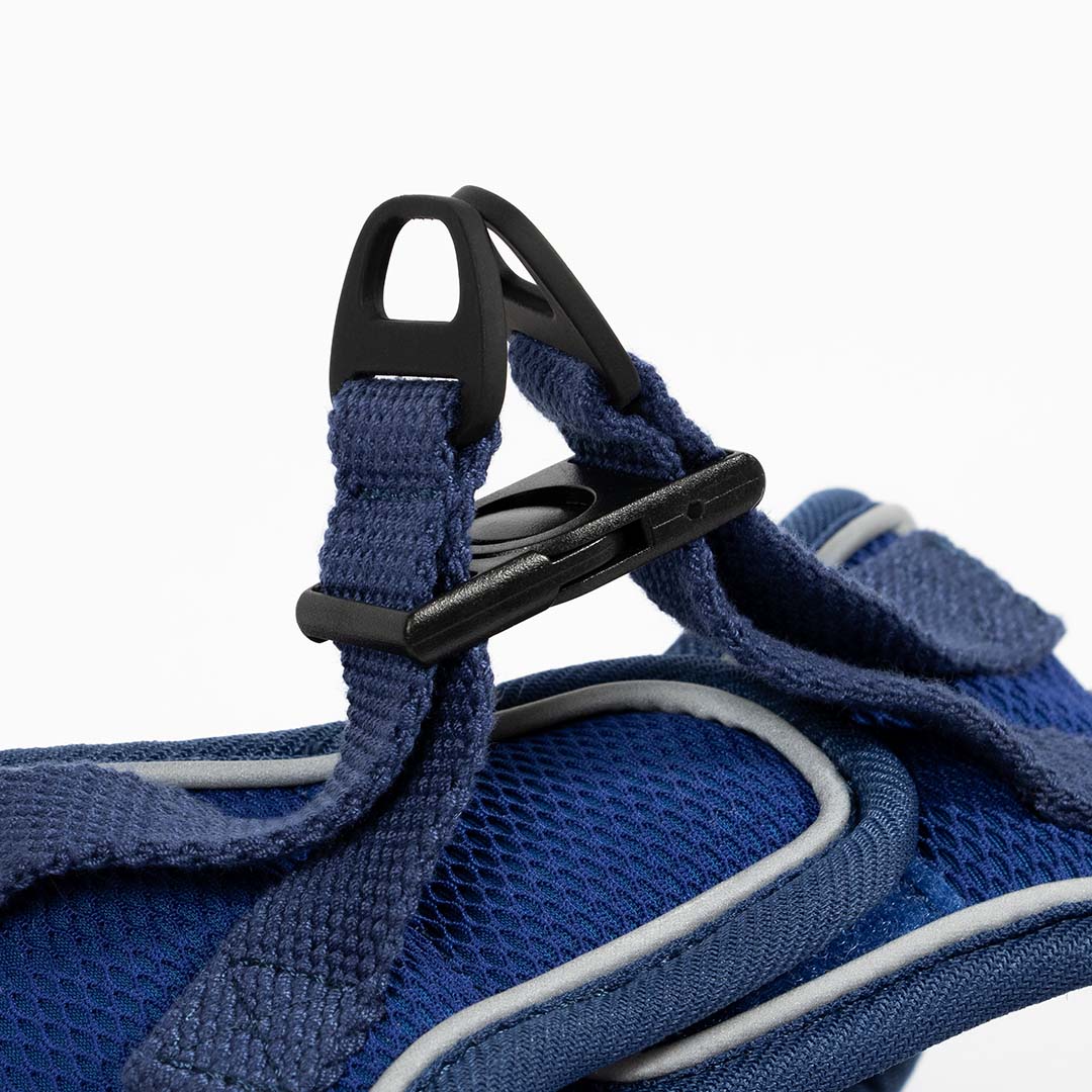 Ultimate fit kleine hond harnas XXXS - 26-30cm blauw - Afbeelding 5