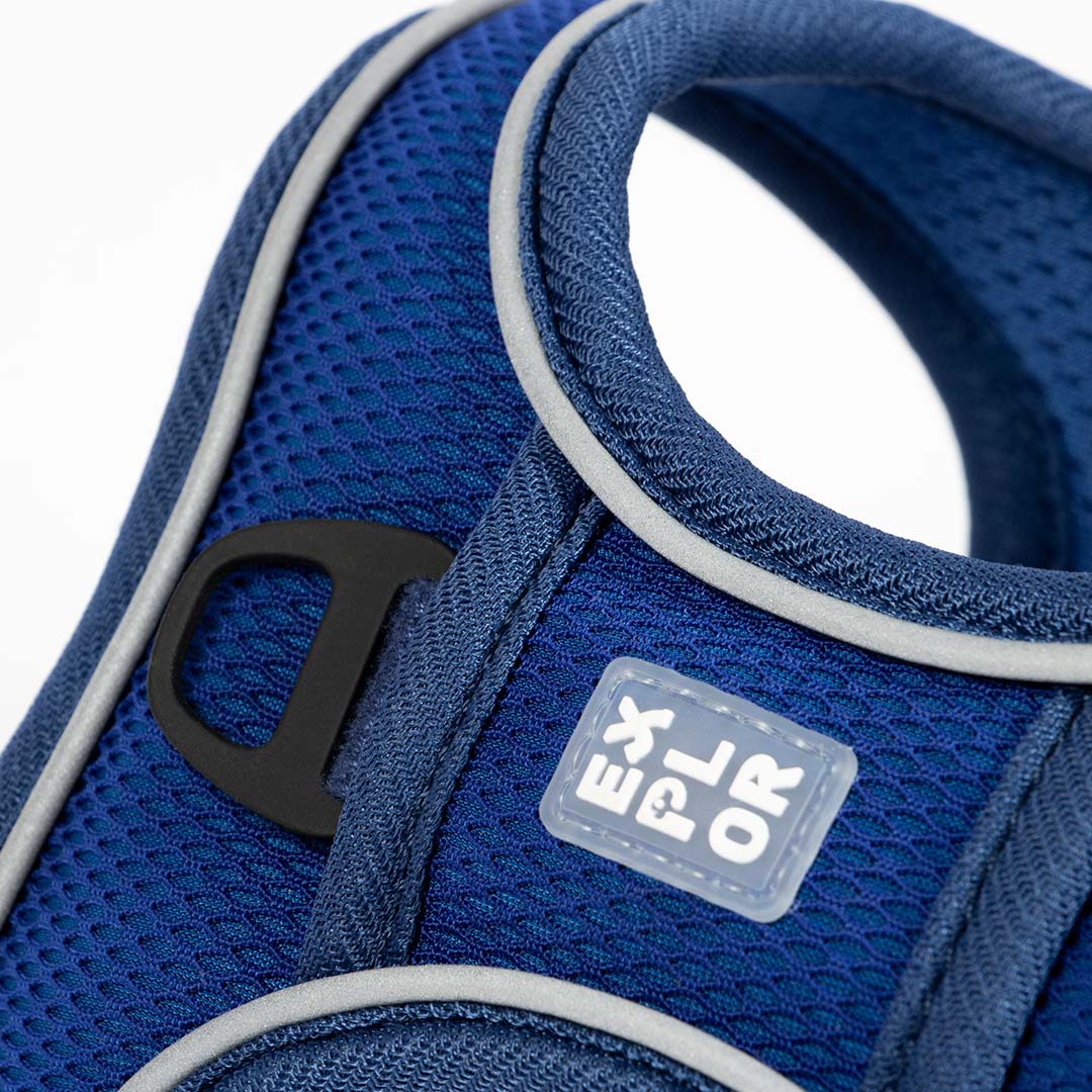 Ultimate fit kleine hond harnas XXXS - 26-30cm blauw - Afbeelding 7
