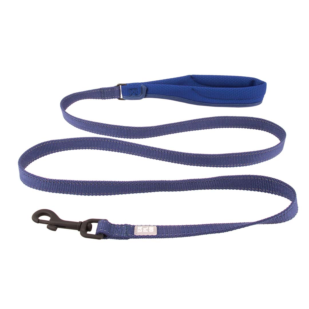 Ultimate fit kleine hond leiband 160cm - 20mm blauw