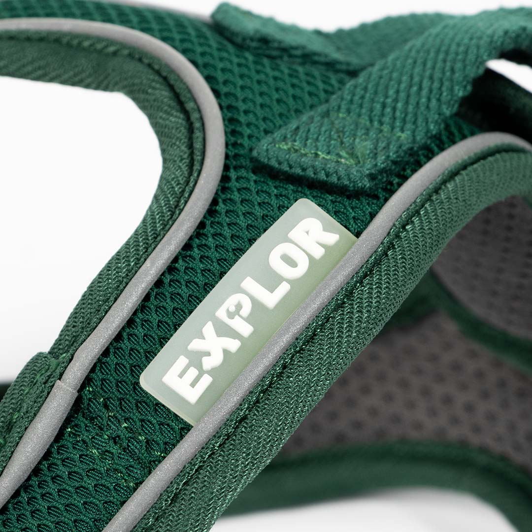 Ultimate fit kleine hond harnas XXS - 30-35cm groen - Afbeelding 2