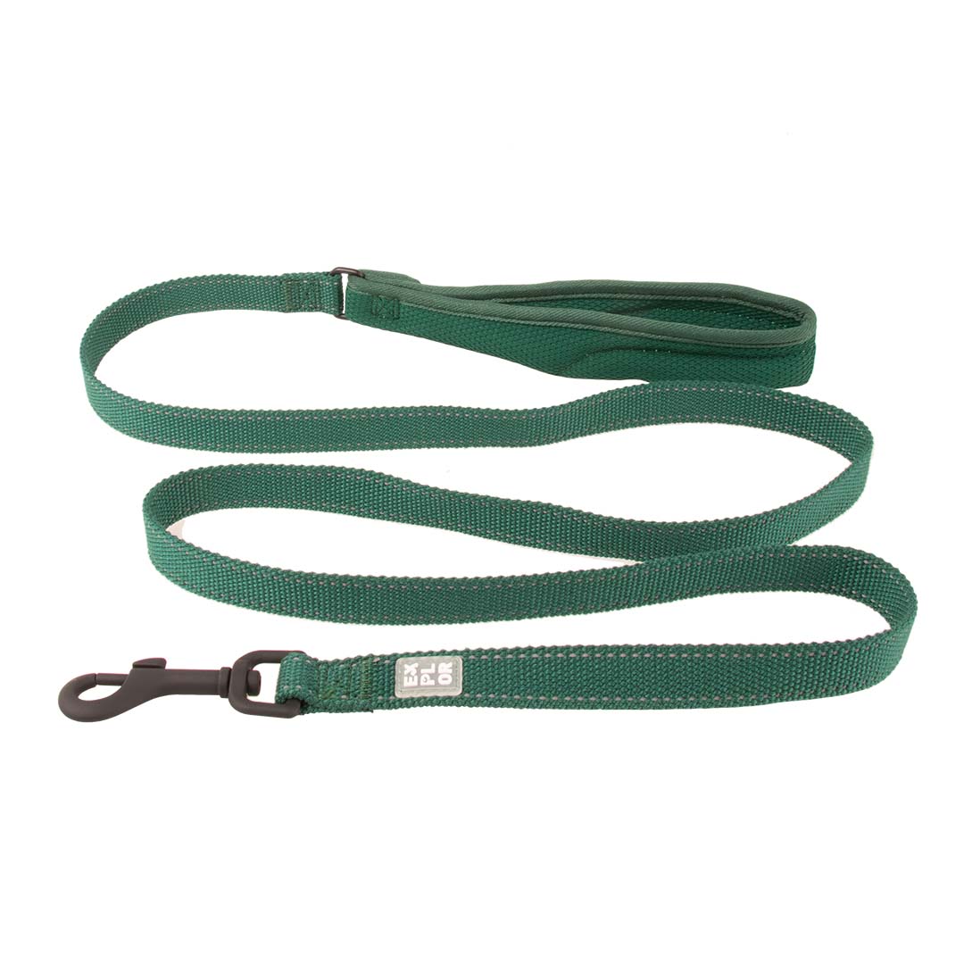 Ultimate fit kleine hond leiband 160cm - 20mm groen