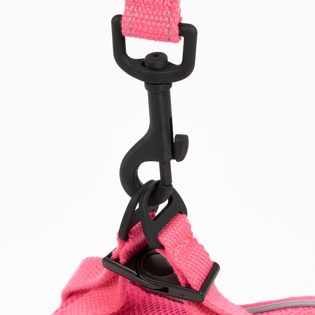 Ultimate fit kleine hond harnas XXS - 30-35cm roze - Afbeelding 3