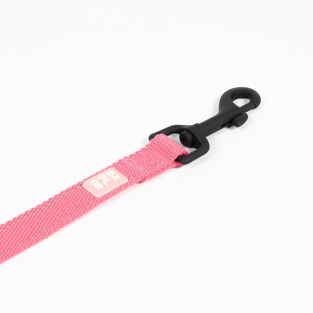 Ultimate fit kleine hond leiband 160cm - 12mm roze - Afbeelding 3