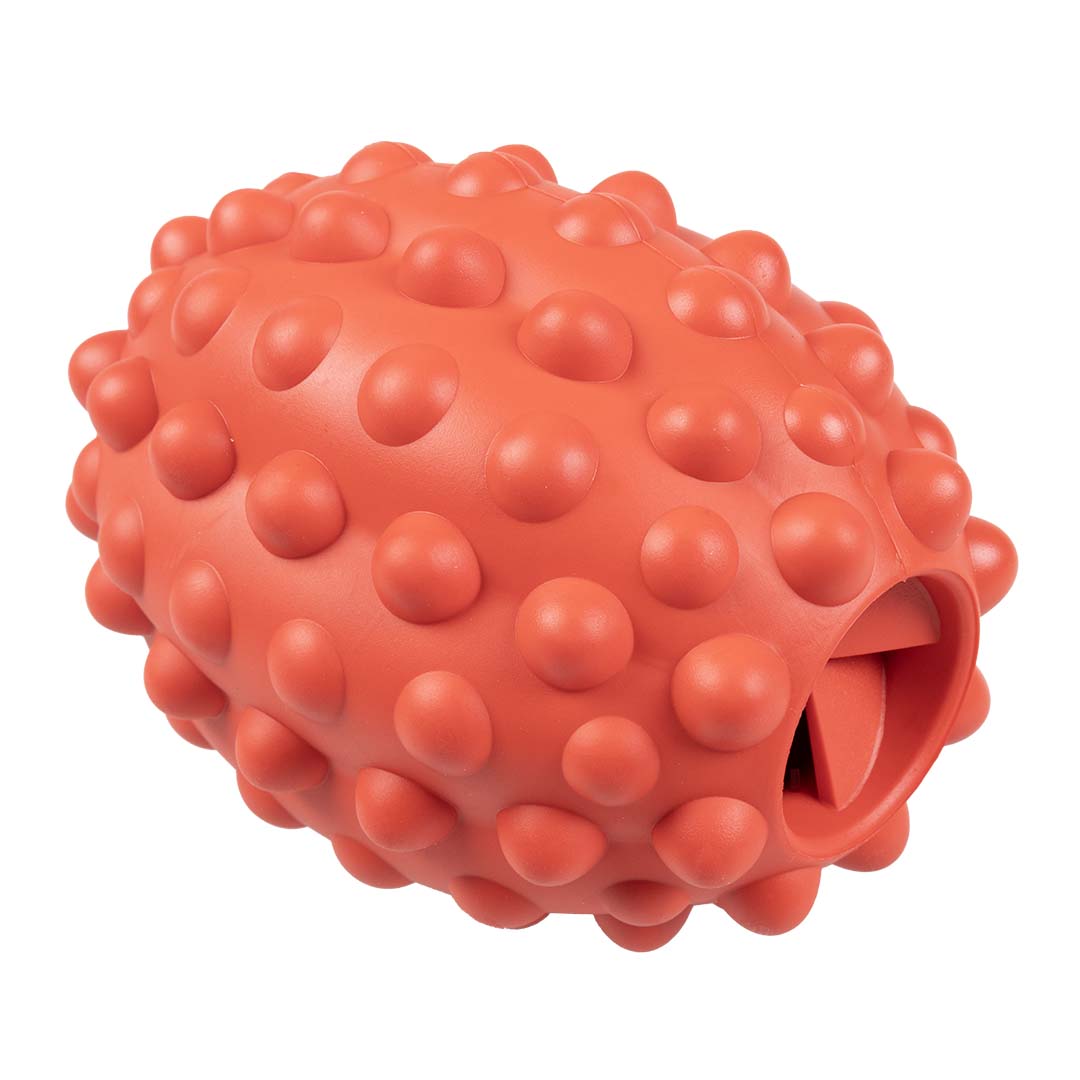 Snackspeeltje Griplay spotty bal 9x9x11cm rood