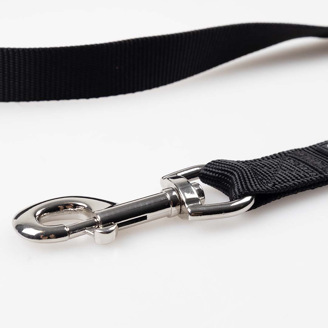 Leiband Duo Classic S/M-240cm/15mm zwart - Afbeelding 2