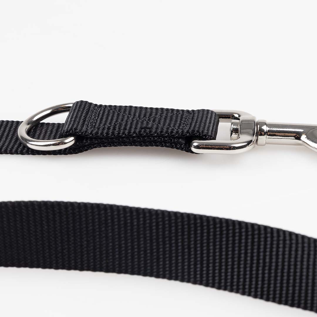 Leiband Duo Classic S/M-240cm/15mm zwart - Afbeelding 3