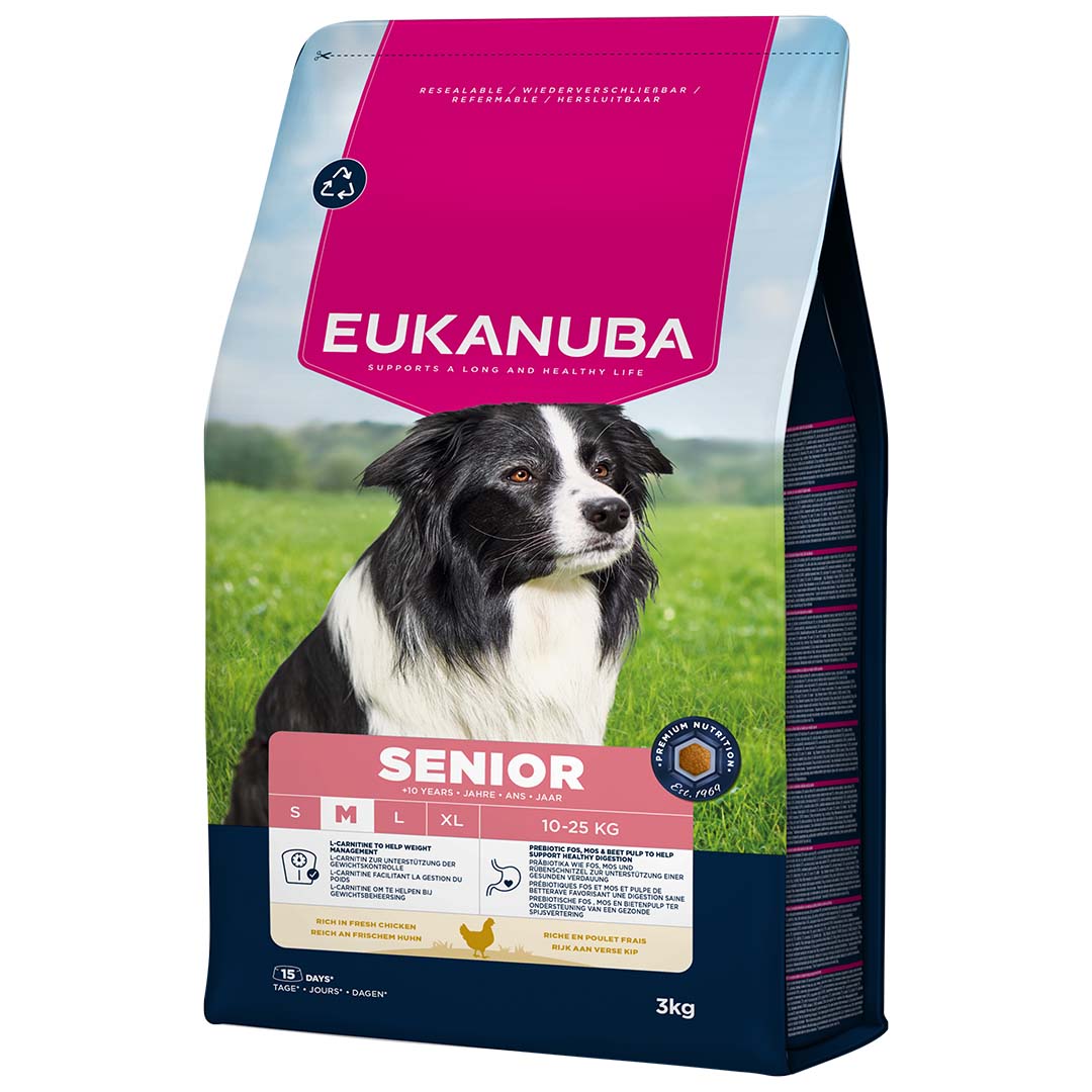 Euk dog senior medium breed chicken 3kg