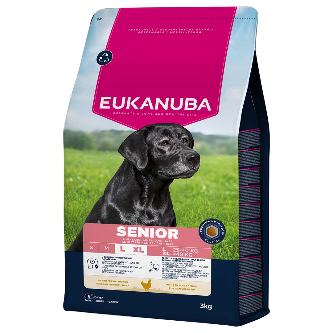 Euk dog senior large breed chicken 3kg