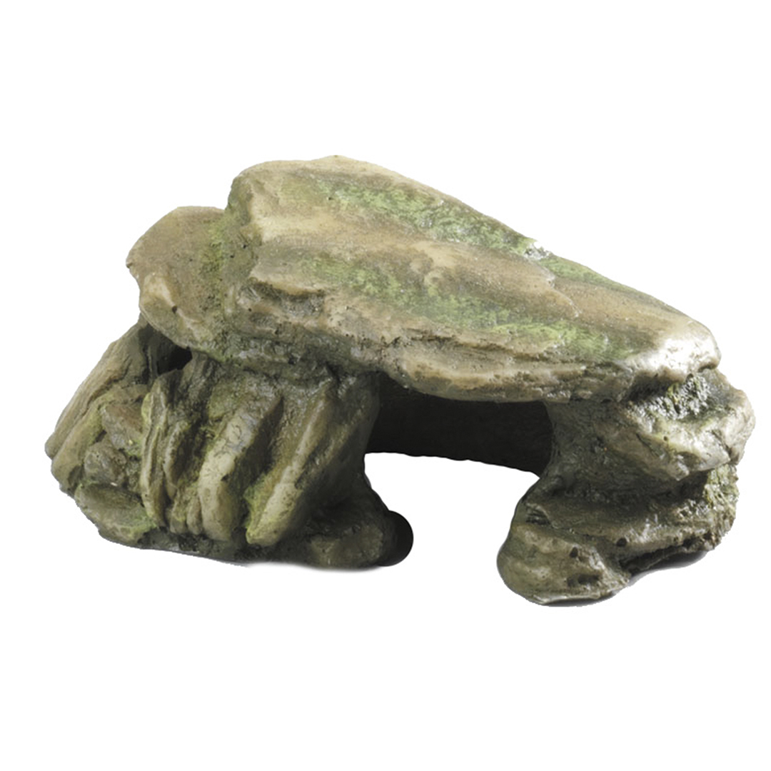 Deco steen met mos S - 15CM groen