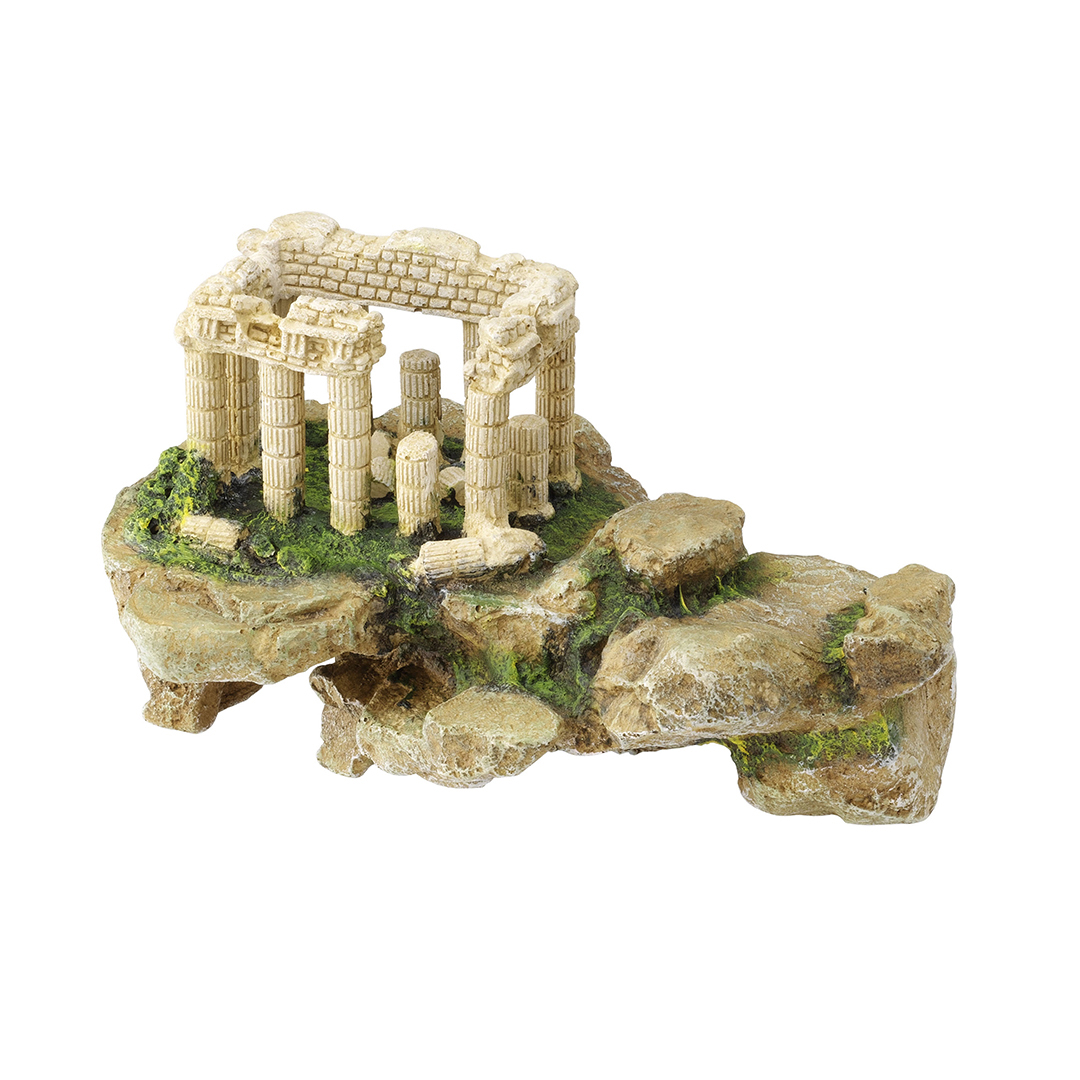 Acropolis op rots 34,5x25x20cm