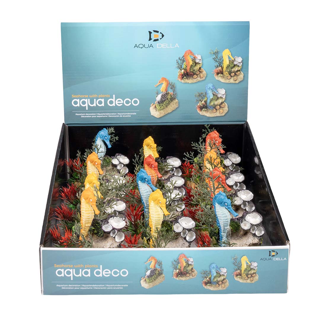 Zeepaardje met plant 9,5x6x10CM - Afbeelding 2