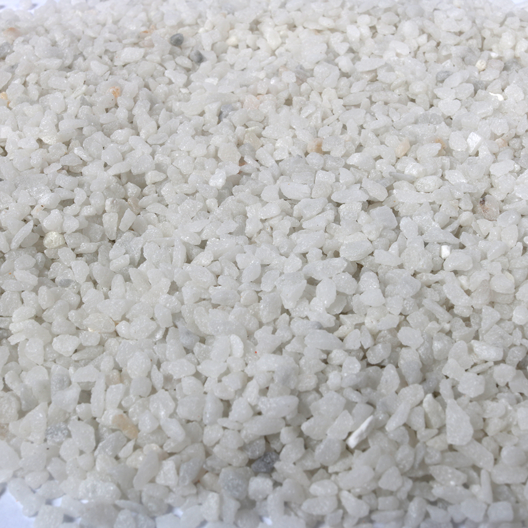 Aquariumgrind White 10KG wit