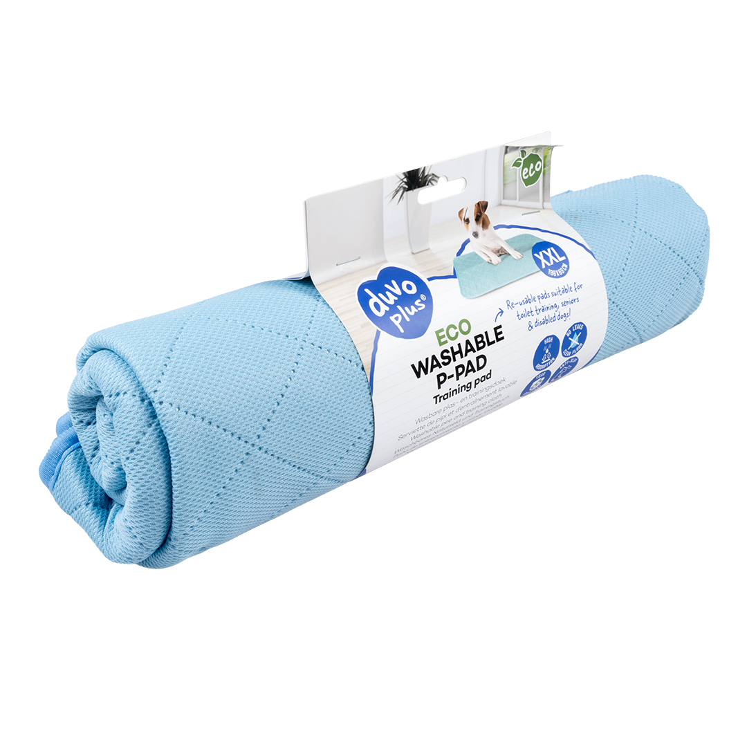 ECO Wasbare P-pad XXL - 100x68cm blauw - Afbeelding 2