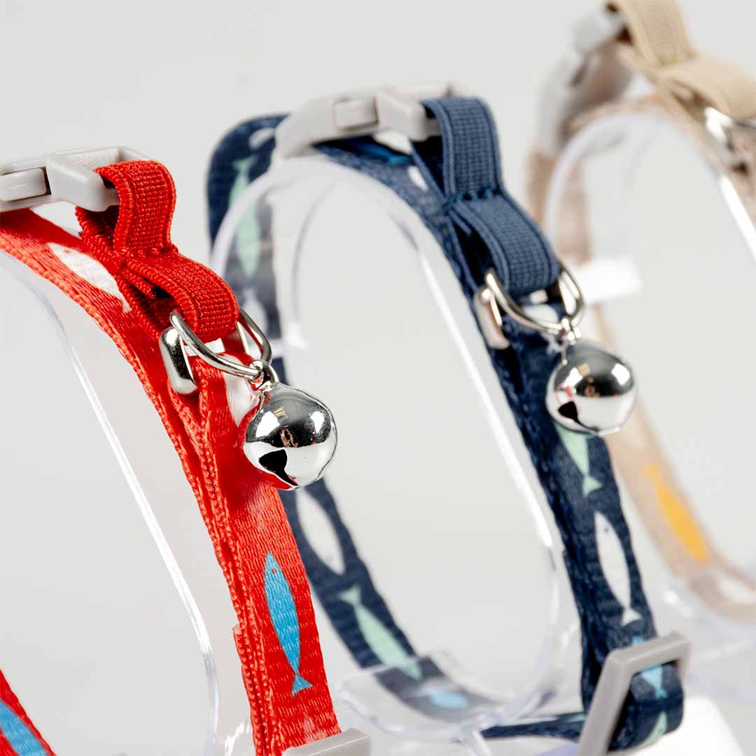 Kattenhalsband vis familie 20-30cm / 10mm gemengde kleuren - Afbeelding 2