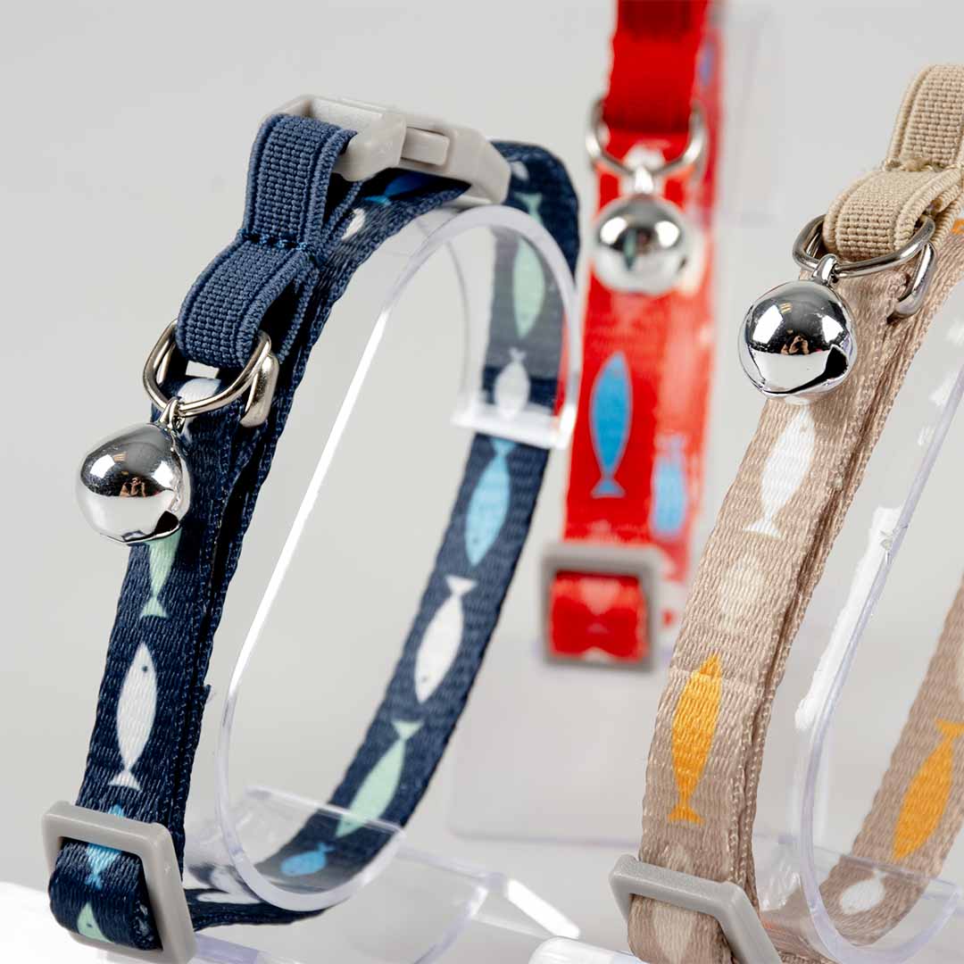 Kattenhalsband vis familie 20-30cm / 10mm gemengde kleuren - Afbeelding 3