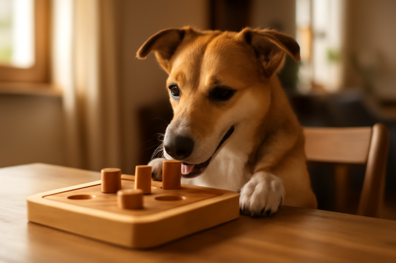 Denkspelletjes voor honden: de beste mentale uitdagingen thuis