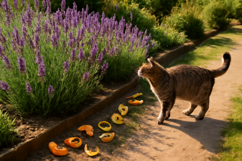 Geuren die katten wegjagen: bescherm meubels en tuin veilig