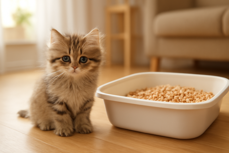 Eerste kitten thuis: welke kattenbakvulling kies je voor een kitten?