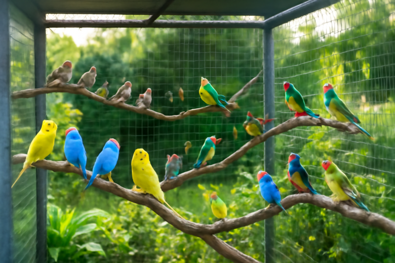 Vogelvolière kopen: alles over buitenvolières en binnenvolières voor vogels
