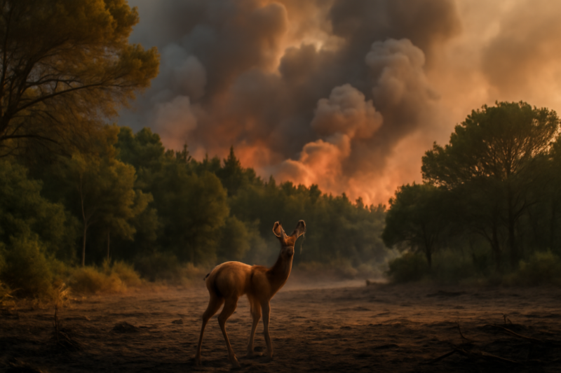 Bosbranden in Spanje en dieren: wat gebeurt er met wilde dieren en huisdieren?
