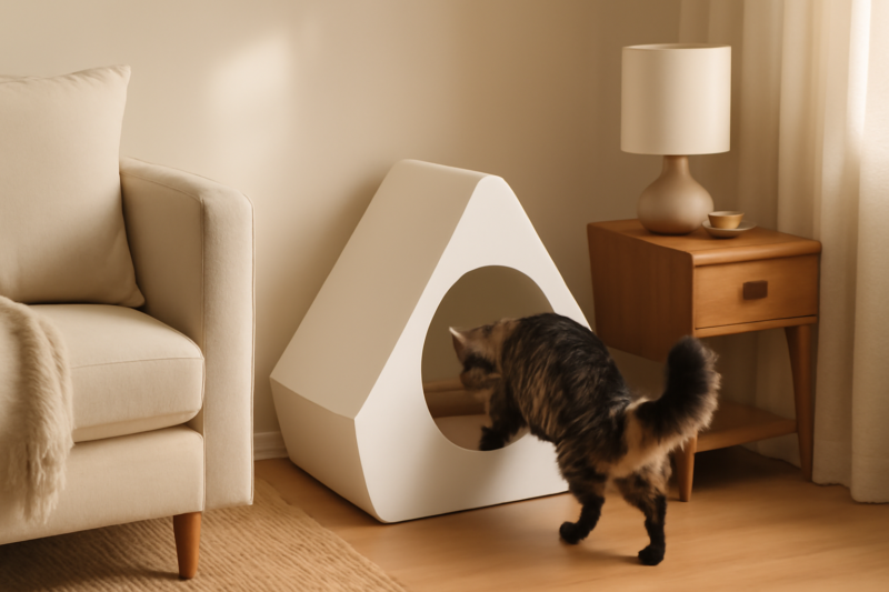 Hoek kattenbak: de slimme keuze voor jouw kat en interieur
