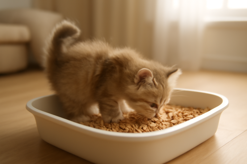 Kattenbakvulling voor kittens: waarom veiligheid niet vanzelfsprekend is