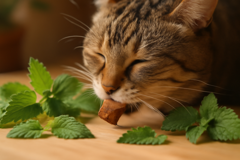 Kattensnacks met catnip: hoe werkt het en zijn ze veilig?