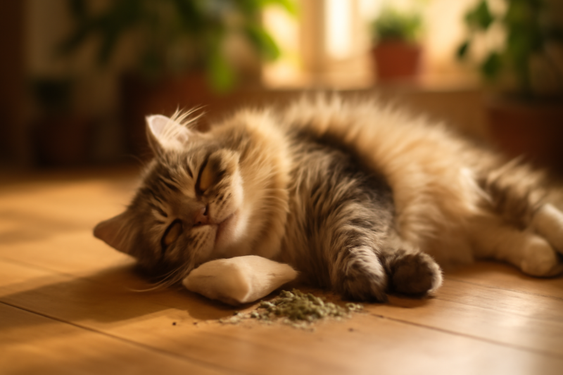 Catnip: waarom worden katten er gek van en is het veilig?